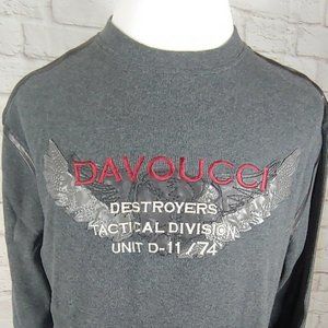 Dacoucci Heavily Embroidered Long Sleeve T Shirt